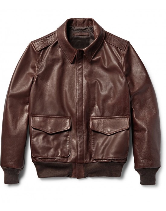 Adam Spencer A2 Bomber Leather Jacket