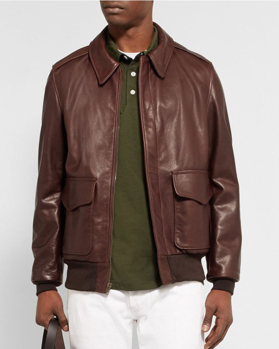Adam Spencer A2 Bomber Leather Jacket Adam Spencer A2 Bomber Leather Jacket