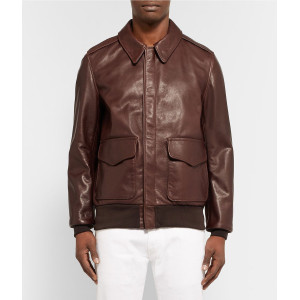 Adam Spencer A2 Bomber Leather Jacket