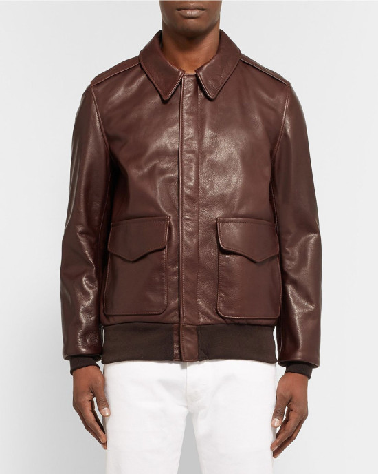 Adam Spencer A2 Bomber Leather Jacket Adam Spencer A2 Bomber Leather Jacket