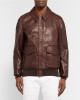 Adam Spencer A2 Bomber Leather Jacket Adam Spencer A2 Bomber Leather Jacket