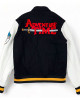 Adventure Time Black and White Varsity Jacket Adventure Time Black and White Varsity Jacket