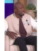 Akbar Gbajabiamila The Talk Varsity Jacket Akbar Gbajabiamila The Talk Varsity Jacket