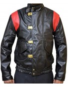 Akira Capsule Black Leather Jacket Halloween Costume Jacket