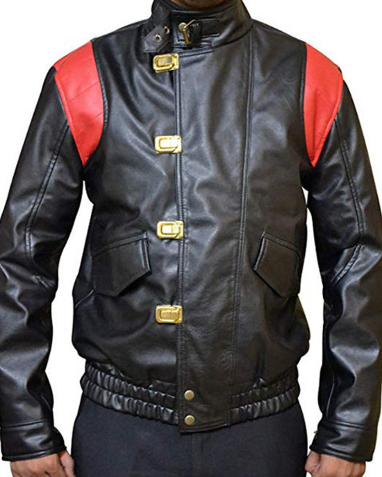Akira Capsule Black Leather Jacket Halloween Costume Jacket Akira Capsule Black Leather Jacket Halloween Costume Jacket