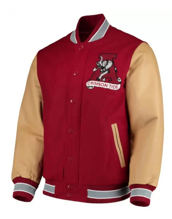 Alabama Crimson Tide Letterman Red Jacket