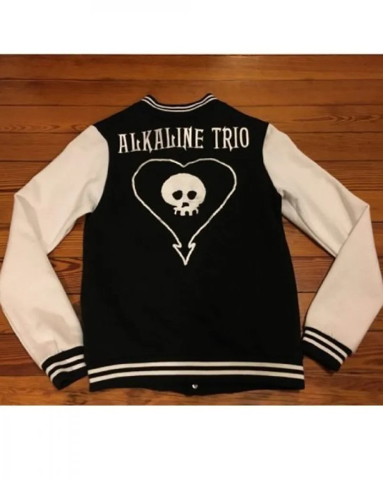 Alkaline Trio Skull Varsity Jacket Alkaline Trio Skull Varsity Jacket