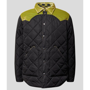All American S05 Michael Evans Behling Quilted Black Jacket