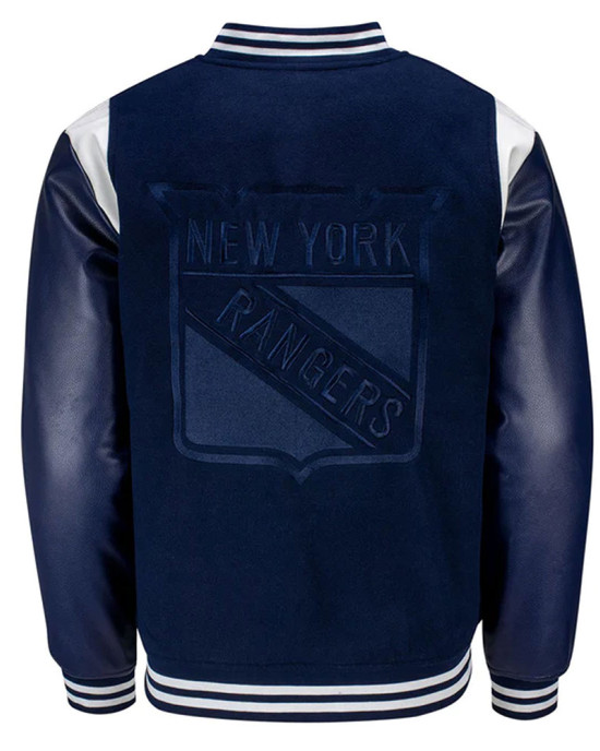 Alternate NY Rangers Varsity Jacket Alternate NY Rangers Varsity Jacket