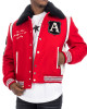 Amiri Always on Point Red Wool Varsity Jacket Amiri Always on Point Red Wool Varsity Jacket