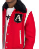Amiri Always on Point Red Wool Varsity Jacket Amiri Always on Point Red Wool Varsity Jacket
