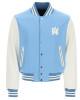 Amiri Blue and White Wool Varsity Letterman Jacket Amiri Blue and White Wool Varsity Letterman Jacket