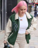 Anne Marie Our Song Green and White Jacket Anne Marie Our Song Green and White Jacket