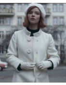 Anya Taylor Joy The Queen’s Gambit White Coat