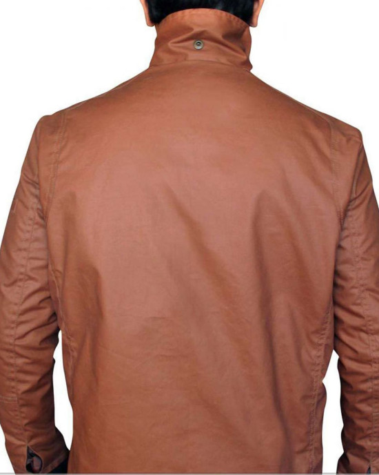 Arrow Season 2 Oliver Queen Brown Cotton Jacket Arrow Season 2 Oliver Queen Brown Cotton Jacket