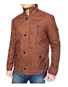 Arrow Season 2 Oliver Queen Brown Cotton Jacket