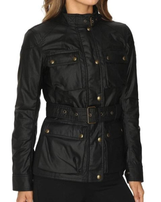 Arrow Season 4 Audrey Marie Anderson Leather Jacket Arrow Season 4 Audrey Marie Anderson Leather Jacket