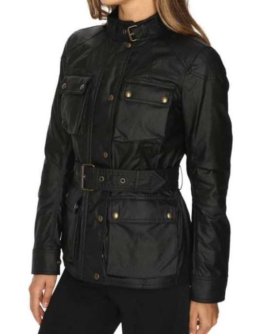 Arrow Season 4 Audrey Marie Anderson Leather Jacket Arrow Season 4 Audrey Marie Anderson Leather Jacket