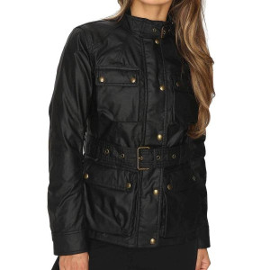 Arrow Season 4 Audrey Marie Anderson Leather Jacket
