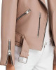 Arrow Season 5 Willa Holland Pink Leather Jacket Arrow Season 5 Willa Holland Pink Leather Jacket
