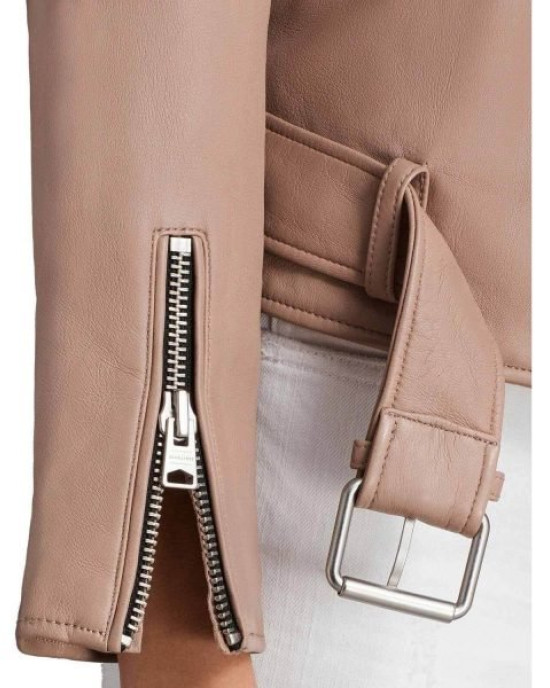 Arrow Season 5 Willa Holland Pink Leather Jacket Arrow Season 5 Willa Holland Pink Leather Jacket