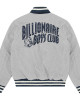 Astro Billionaire Boys Club Gray Varsity Wool Jacket Astro Billionaire Boys Club Gray Varsity Wool Jacket