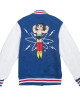 Astro Boy Blue and White Varsity Jacket Astro Boy Blue and White Varsity Jacket