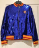 Astros Sequin Sports Blue Varsity Jacket Astros Sequin Sports Blue Varsity Jacket