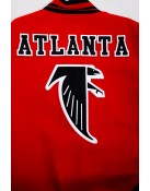 Atlanta Falcons Classic Red Wool/Leather Varsity Jacket