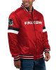 Atlanta Falcons Locker Room Red Varsity Satin Jacket Atlanta Falcons Locker Room Red Varsity Satin Jacket