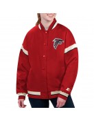 Atlanta Falcons Tournament Red Varsity Jacket