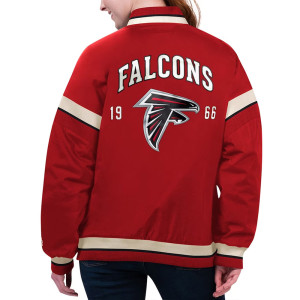 Atlanta Falcons Tournament Red Varsity Jacket
