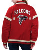 Atlanta Falcons Tournament Red Varsity Jacket Atlanta Falcons Tournament Red Varsity Jacket
