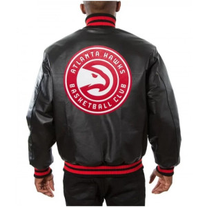 Atlanta Hawks Leather Jacket