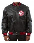 Atlanta Hawks Leather Jacket