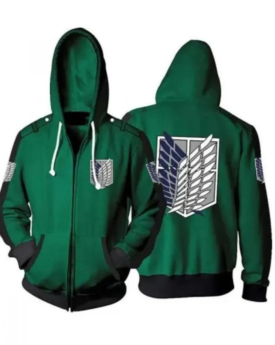Attack On Titan Eren Yeager Hoodie Attack On Titan Eren Yeager Hoodie