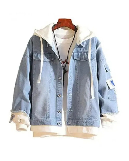 Attack on Titan Eren Yeager Blue Hoodie Attack on Titan Eren Yeager Blue Hoodie