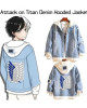 Attack on Titan Eren Yeager Blue Hoodie Attack on Titan Eren Yeager Blue Hoodie