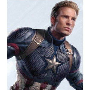 Avenger Endgame Captain America Leather Jacket Costume