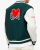 Axel Arigato Keith Haring Green Varsity Jacket Axel Arigato Keith Haring Green Varsity Jacket