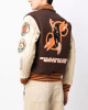BBC Logo-Embroidery Varsity Bomber Jacket