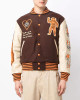 BBC Logo-Embroidery Varsity Bomber Jacket