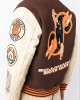 BBC Logo-Embroidery Varsity Bomber Jacket