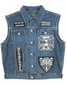 BLS Biker Denim Vest