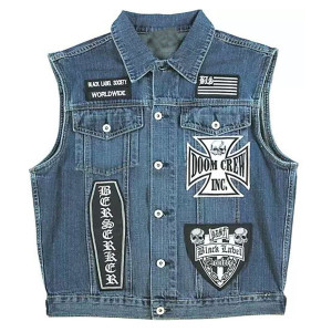 BLS Biker Denim Vest