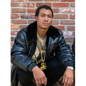 BMF 2021 Demetrius ‘Lil Meech’ Flenory Leather Jacket