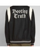 BOOTLEG TRUTH UNDERCOVER BOMBER BLACK JACKET