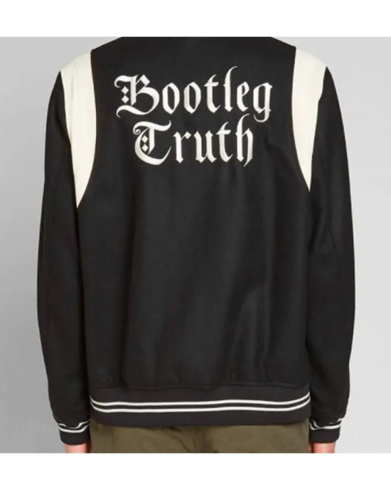 BOOTLEG TRUTH UNDERCOVER BOMBER BLACK JACKET