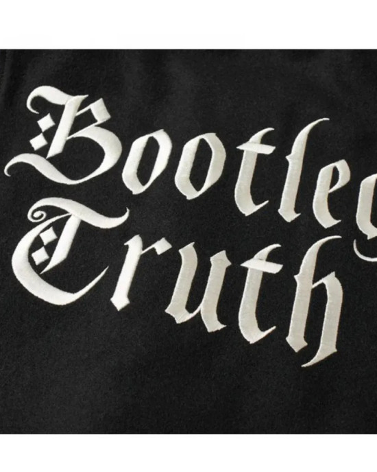 BOOTLEG TRUTH UNDERCOVER BOMBER BLACK JACKET