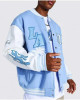 Baby Blue LA Letterman M Jacket Baby Blue LA Letterman M Jacket